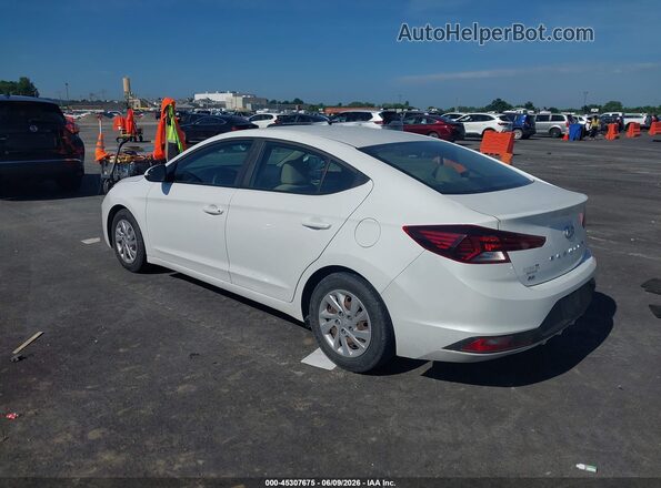 5NPD74LF2KH486790 2019 HYUNDAI ELANTRA White Rear left