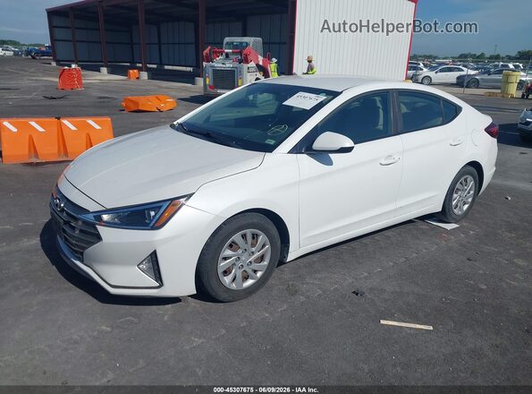 5NPD74LF2KH486790 2019 HYUNDAI ELANTRA White Front left