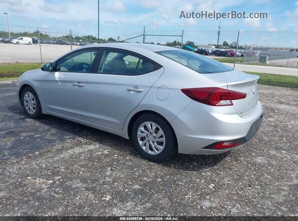 5NPD74LF2KH488135 2019 HYUNDAI ELANTRA Silver Задня ліва чверть