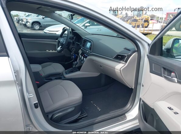 5NPD74LF2KH488135 2019 HYUNDAI ELANTRA Silver Вид салону спереду