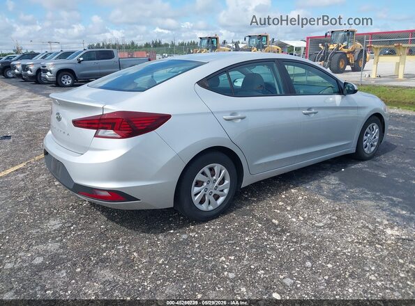 5NPD74LF2KH488135 2019 HYUNDAI ELANTRA Silver Задня права чверть