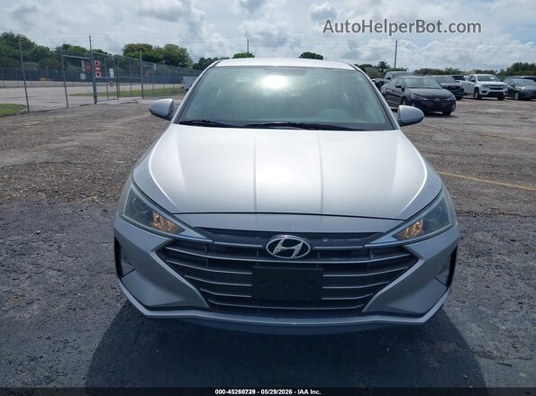 5NPD74LF2KH488135 2019 HYUNDAI ELANTRA Silver Вид щитка приладів