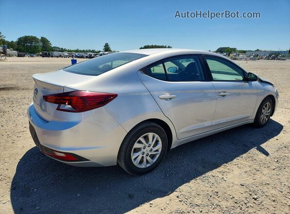 5NPD74LF2KH490466 2019 HYUNDAI ELANTRA Silver Հետևի աջ