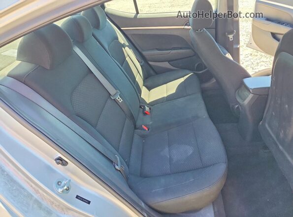 5NPD74LF2KH490466 2019 HYUNDAI ELANTRA Silver Հետևի նստատեղերի տեսք