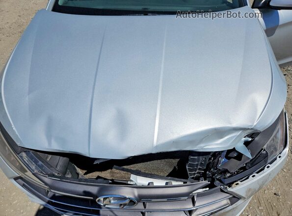5NPD74LF2KH490466 2019 HYUNDAI ELANTRA Silver Սալոնի հետևի տեսք