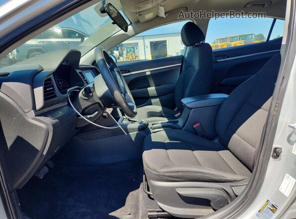 5NPD74LF2KH490466 2019 HYUNDAI ELANTRA Silver Սալոնի դիմացի տեսք