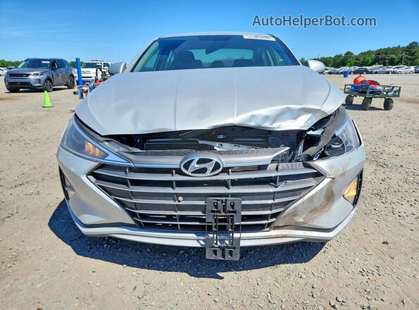 5NPD74LF2KH490466 2019 HYUNDAI ELANTRA Silver Դիմացի տեսք