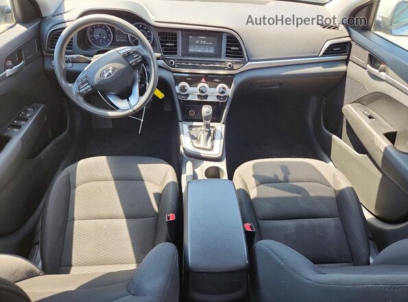 5NPD74LF2KH490466 2019 HYUNDAI ELANTRA Silver Առջևի վահանակի տեսք