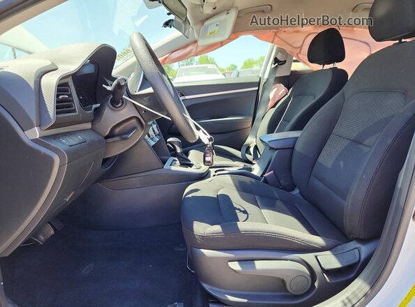 5NPD74LF2KH492315 2019 HYUNDAI ELANTRA White Vista interior delantera