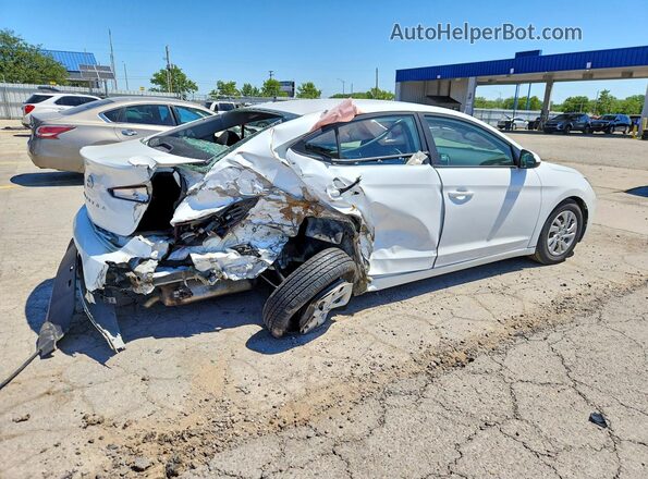 5NPD74LF2KH492315 2019 HYUNDAI ELANTRA White Trasero derecho