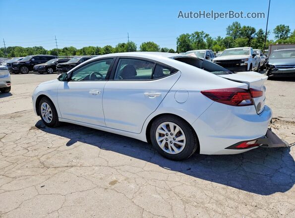 5NPD74LF2KH492315 2019 HYUNDAI ELANTRA White Trasero izquierdo