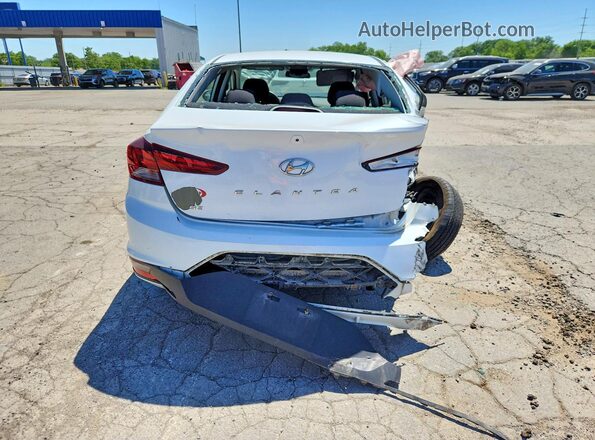 5NPD74LF2KH492315 2019 HYUNDAI ELANTRA White Vista trasera