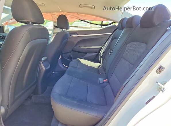 5NPD74LF2KH492315 2019 HYUNDAI ELANTRA White Vista de los asientos traseros