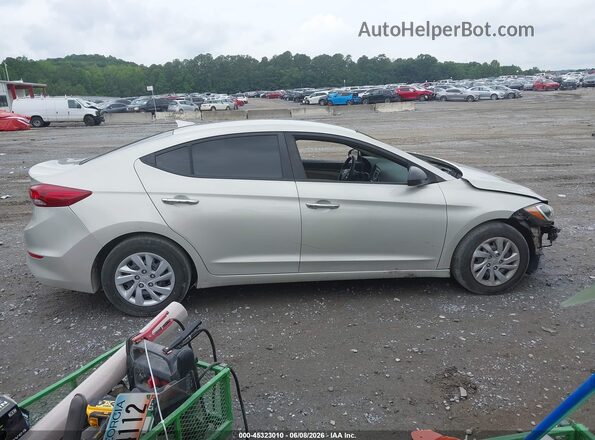 5NPD74LF3HH101701 2017 HYUNDAI ELANTRA Beige Widok wnętrza z tyłu
