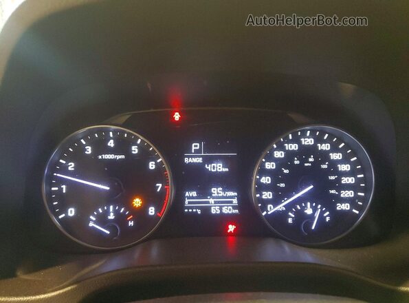 5NPD74LF3HH122113 2017 HYUNDAI ELANTRA White Instrument cluster view