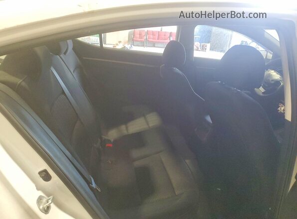 5NPD74LF3HH122113 2017 HYUNDAI ELANTRA White Rear seats view