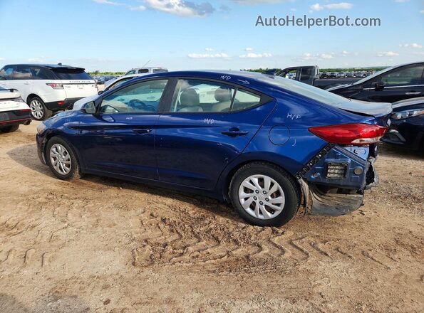 5NPD74LF3HH132902 2017 HYUNDAI ELANTRA Синий Задняя левая четверть