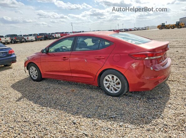 5NPD74LF3HH137064 2017 HYUNDAI ELANTRA Red 