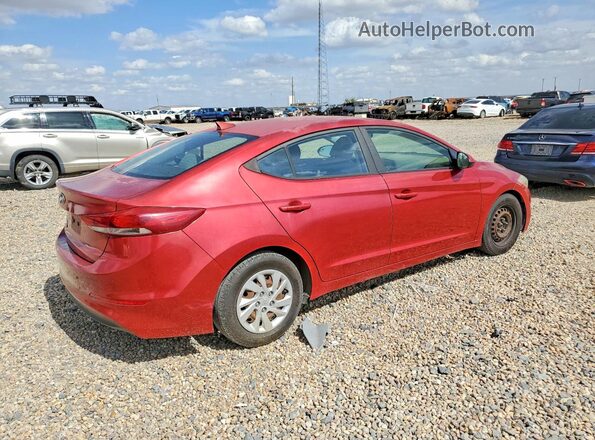 5NPD74LF3HH137064 2017 HYUNDAI ELANTRA Red 