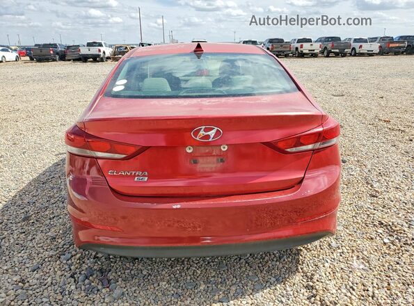 5NPD74LF3HH137064 2017 HYUNDAI ELANTRA Red 