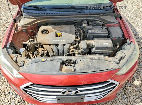 5NPD74LF3HH137064 2017 HYUNDAI ELANTRA Red 