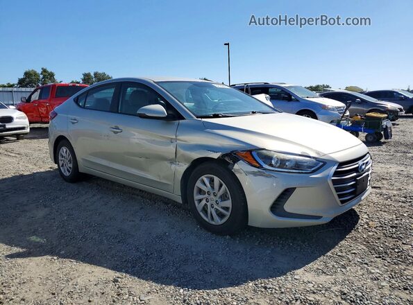 5NPD74LF3HH153457 2017 HYUNDAI ELANTRA Silver Front right