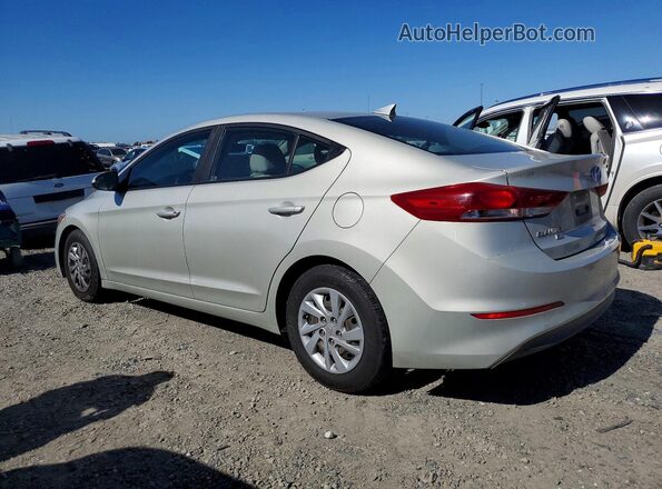 5NPD74LF3HH153457 2017 HYUNDAI ELANTRA Silver Rear left