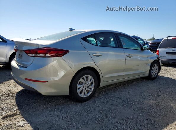 5NPD74LF3HH153457 2017 HYUNDAI ELANTRA Silver Rear right
