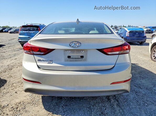 5NPD74LF3HH153457 2017 HYUNDAI ELANTRA Silver Rear view