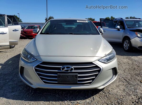 5NPD74LF3HH153457 2017 HYUNDAI ELANTRA Silver Front view
