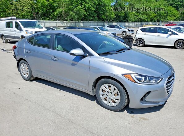 5NPD74LF3HH207615 2017 HYUNDAI ELANTRA Silver 