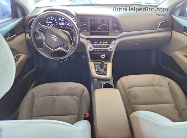 5NPD74LF3JH219155 2018 HYUNDAI ELANTRA Silver Vista del salpicadero