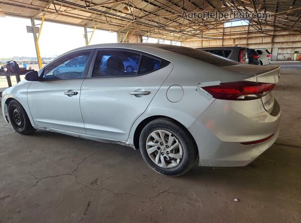 5NPD74LF3JH219155 2018 HYUNDAI ELANTRA Silver Trasero izquierdo