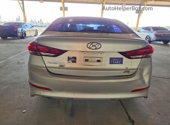 5NPD74LF3JH219155 2018 HYUNDAI ELANTRA Silver Vista trasera