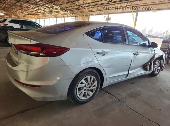 5NPD74LF3JH219155 2018 HYUNDAI ELANTRA Silver Trasero derecho