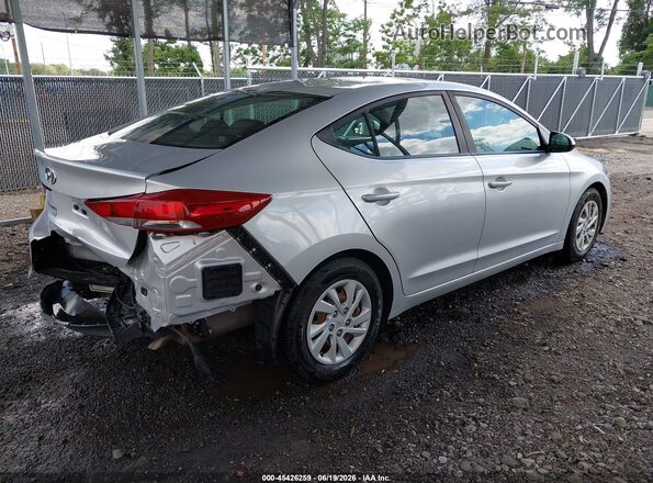 5NPD74LF3JH275788 2018 HYUNDAI ELANTRA Silver Հետևի աջ
