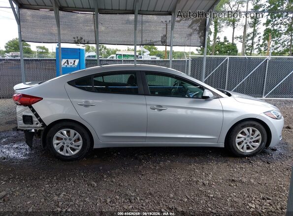 5NPD74LF3JH275788 2018 HYUNDAI ELANTRA Silver Սալոնի հետևի տեսք