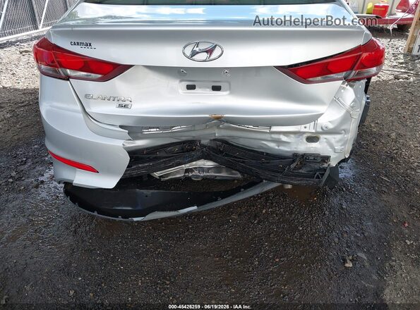 5NPD74LF3JH275788 2018 HYUNDAI ELANTRA Silver Դիմացի տեսք