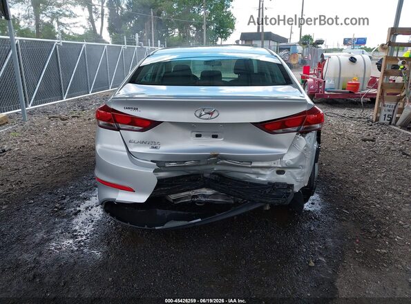 5NPD74LF3JH275788 2018 HYUNDAI ELANTRA Silver 
