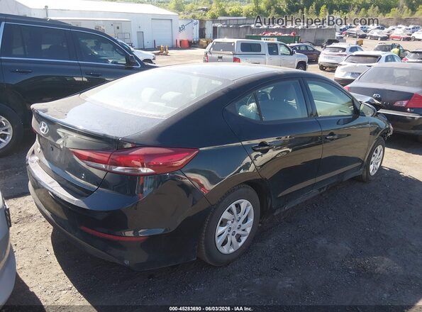 5NPD74LF3JH296494 2018 HYUNDAI ELANTRA Black Rear right