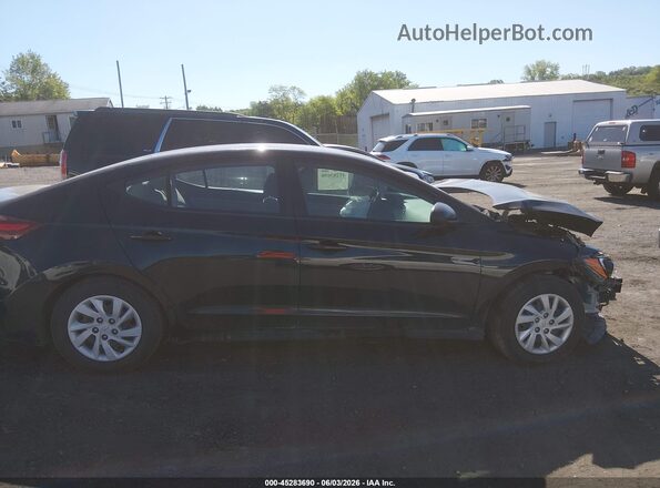 5NPD74LF3JH296494 2018 HYUNDAI ELANTRA Black Rear interior view