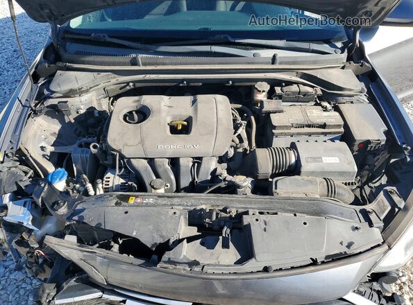 5NPD74LF3JH344589 2018 HYUNDAI ELANTRA Gray Vista interior trasera