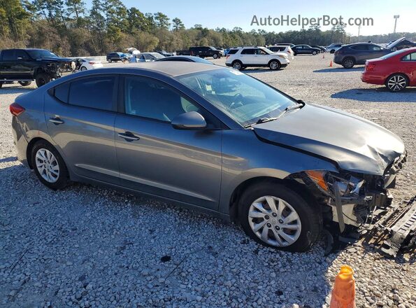 5NPD74LF3JH344589 2018 HYUNDAI ELANTRA Gray Delantero derecho