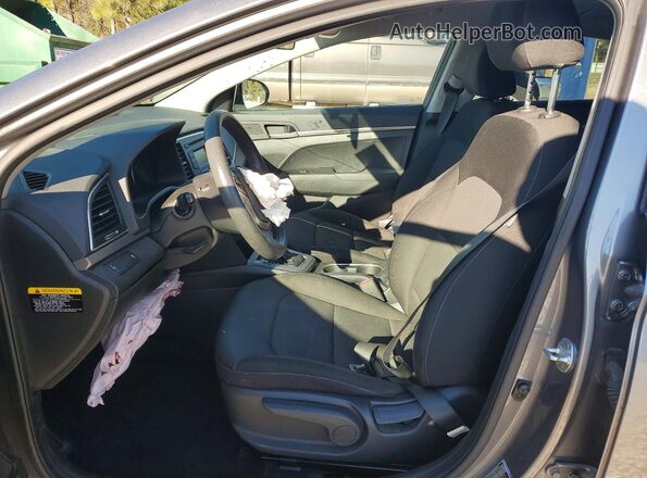 5NPD74LF3JH344589 2018 HYUNDAI ELANTRA Gray Vista interior delantera