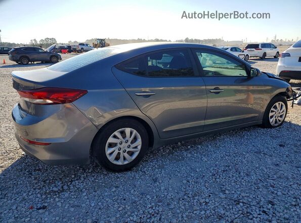 5NPD74LF3JH344589 2018 HYUNDAI ELANTRA Gray Trasero derecho