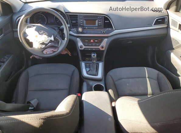 5NPD74LF3JH344589 2018 HYUNDAI ELANTRA Gray Vista del salpicadero