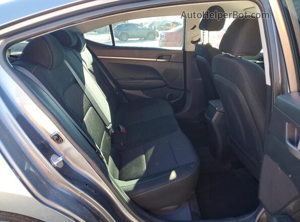 5NPD74LF3JH344589 2018 HYUNDAI ELANTRA Gray Vista de los asientos traseros