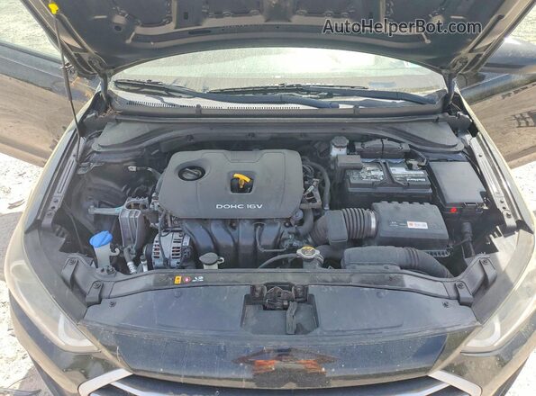 5NPD74LF3JH354586 2018 HYUNDAI ELANTRA Black 