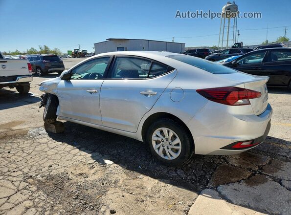 5NPD74LF3KH433323 2019 HYUNDAI ELANTRA Silver Հետևի ձախ