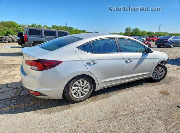 5NPD74LF3KH433323 2019 HYUNDAI ELANTRA Silver Հետևի աջ